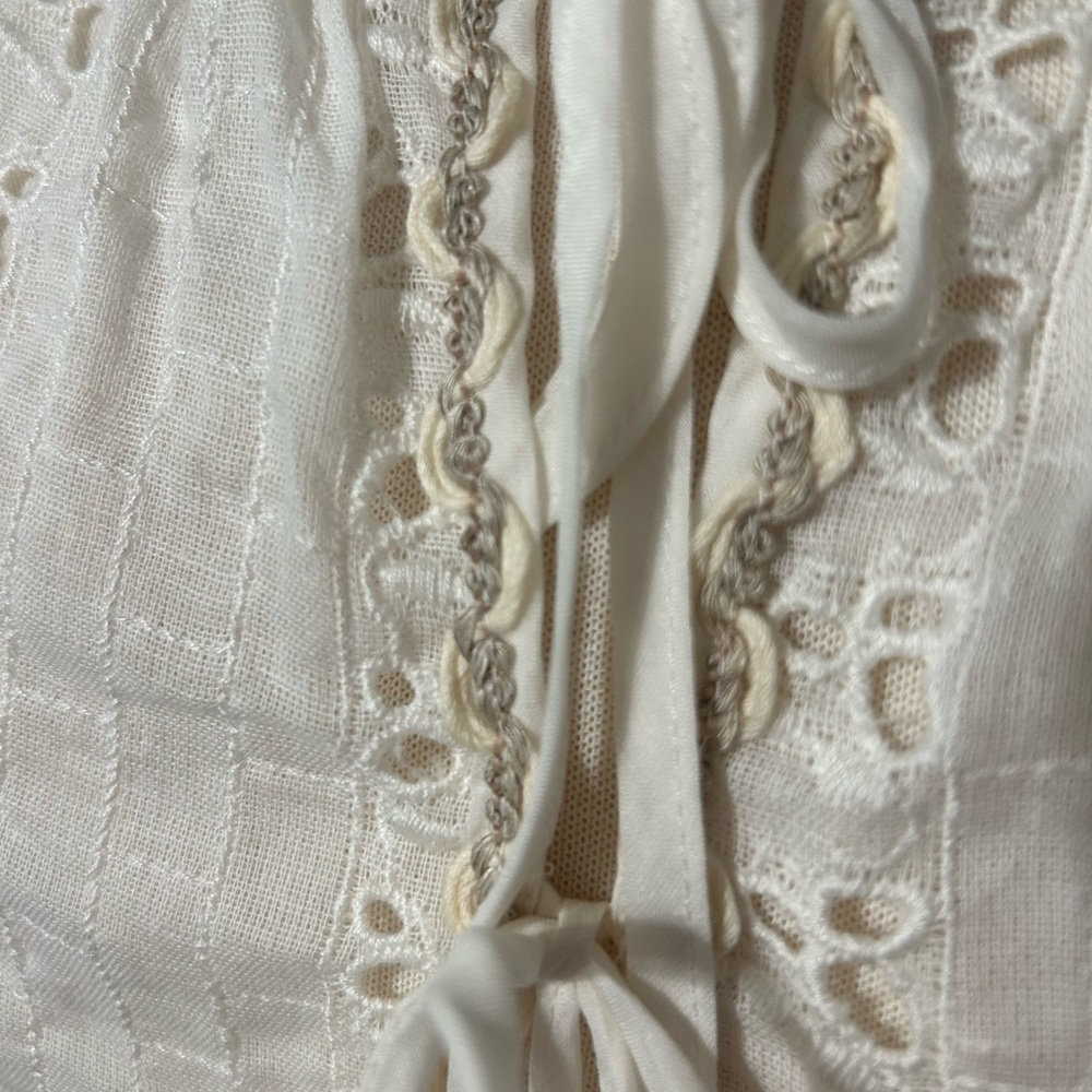 Jade by Johnny Was, Elegant White Lace Women's Top - Picture 8 of 8